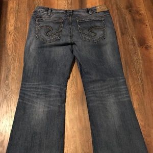 Aiko mid flare Silver jeans